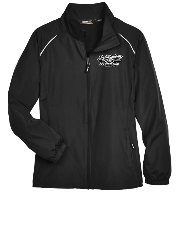 Jordan Anderson Bommarito Autosport Ladies Lightweight Jacket Nascar Logo on Sleeve